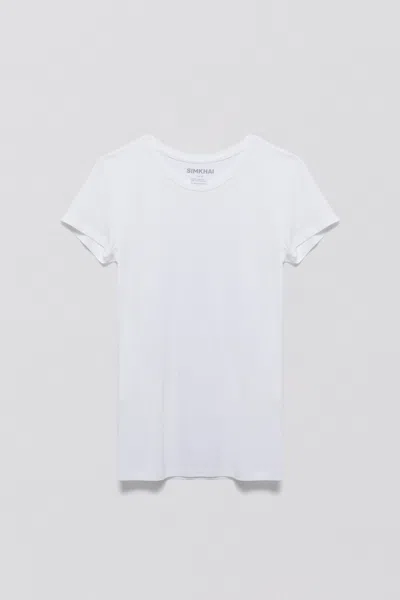 Simkhai Women's Soft T-shirt In White