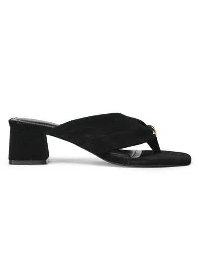 Simkhai Suede Stella Heeled Mules 50 In Black