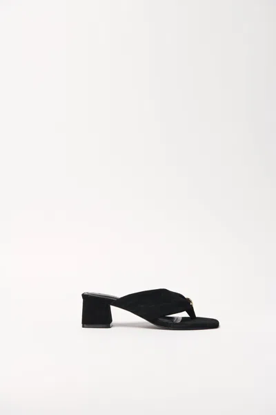 Simkhai Women's Stella Suede Block Heel In Black