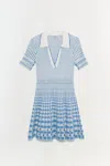 Simkhai Tovi Polo Mini Dress In Blue Hydrangea