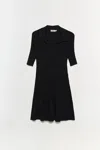 Simkhai Women's V-neck Short Sleeve Signature Patricia Dress In Black