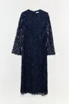 Simkhai Women's Vanina Long Sleeve Dress In Midnight