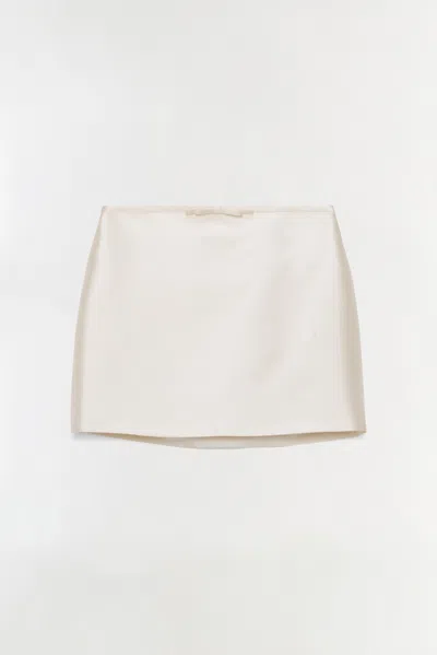 Simkhai Women's Viana Mini Skirt In Ivory In Animal Print