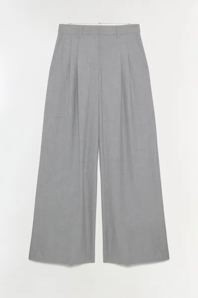 Simkhai Women's Wide Leg Clayton Wide Leg Pant In Heather Grey In Gray