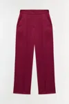 Simkhai Pressed-crease Trousers In Pink