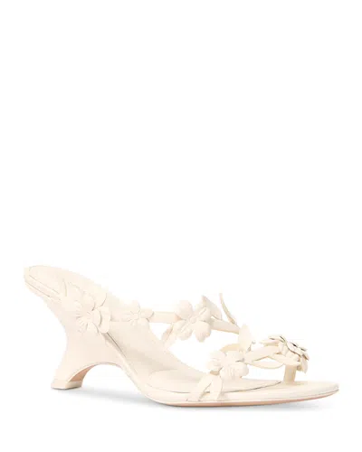 Simkhai Women's Willow Leather Sandals In White