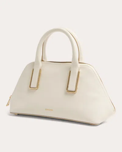 Simkhai Women's Wynn Leather Structured Small Handbag In White