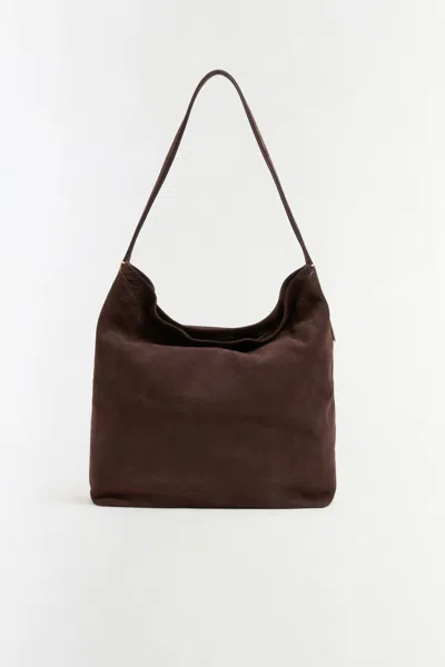 Simkhai Women's Wynn Nubuck Leather Bucket Bag In Marrone
