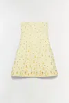 Simkhai Yasmin Bustier Mini Dress In Yellow