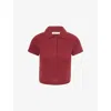Simkhai Womens Cranberry Twila Short-sleeve Cashmere Polo Jumper In Red