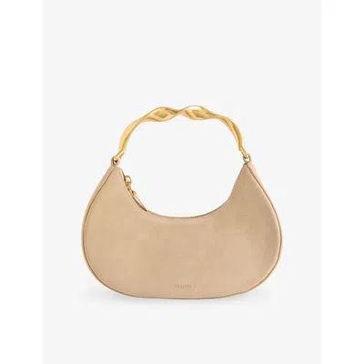 Simkhai Womens Desert Nixi Suede Top-handle Bag In Sand
