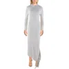 Simkhai Womens Eyelet Fringe Maxi Dress