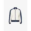 Simkhai Womens Rollins Cable-knit Combo Shell Bomber Jacket Ivory Multi In Ivory Multi