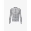 Simkhai Womens Midnight Multi Gracen Gingham-knit Cardigan Xs In Midnight Multi