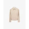 Simkhai Womens Natural Linen Archibald Two-welt-pockets Stretch-woven Jacket In Natural Linen