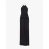 Simkhai Annabelle Halter Gown In Black