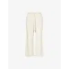 Simkhai Womens  Celine Straight-leg Cotton-cashmere Knitted Trousers In Ivory