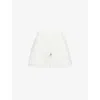 Simkhai Womens White Laurence Embroidered Cotton Shorts