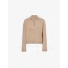 Simkhai Knit Polo Heather Teak L