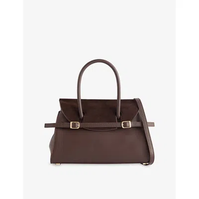 Simkhai Womens Cacao - Cacao River Suede Mini Tote Bag