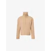 Simkhai Womens Taupe Andes Half-zip Cashmere Jumper Xs In Brown