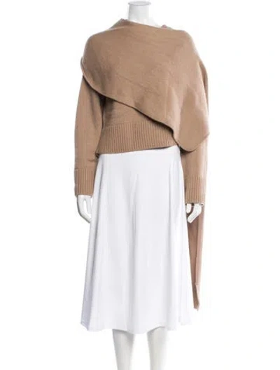 Pre-owned Simkhai Wool Asymmetrical Sweater W/ Tags In Neutral