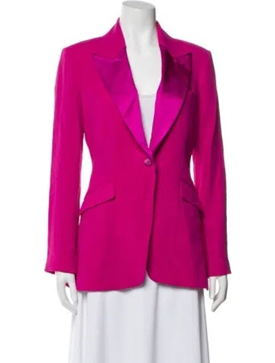 Pre-owned Simkhai Wool Blazer In Pink