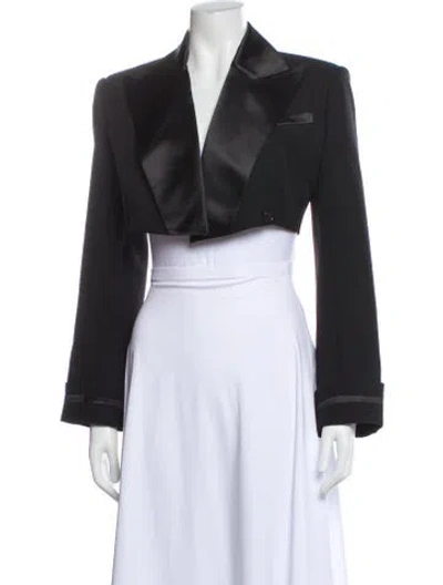 Pre-owned Simkhai Wool Bolero In Gray
