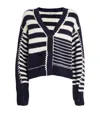 Simkhai Adara Wool And Cashmere Stripe Cardigan In Multi