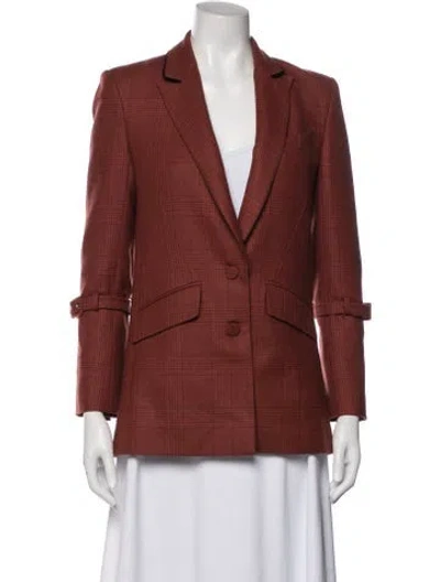 Pre-owned Simkhai Wool Coat In Red