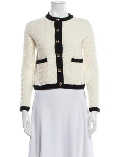 Pre-owned Simkhai Wool Colorblock Pattern Sweater In Neutrals