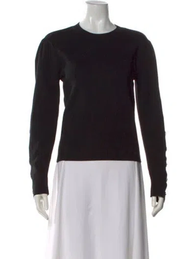 Pre-owned Simkhai Wool Crew Neck Sweater In Black