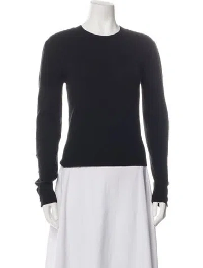 Pre-owned Simkhai Wool Crew Neck Sweater In Black