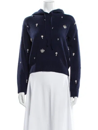 Pre-owned Simkhai Wool Crew Neck Sweater In Blue