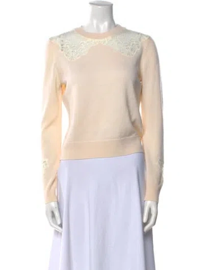 Pre-owned Simkhai Wool Crew Neck Sweater In Neutral