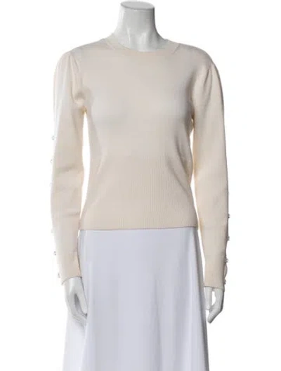 Pre-owned Simkhai Wool Crew Neck Sweater In Neutral