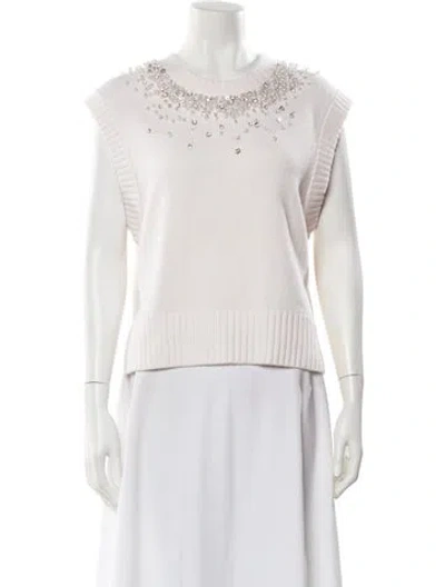 Pre-owned Simkhai Wool Crew Neck Sweater In Neutral