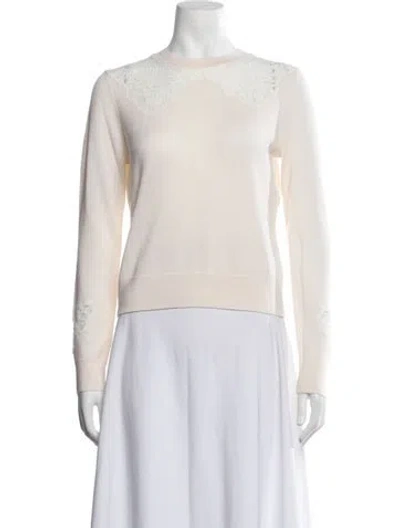 Pre-owned Simkhai Wool Crew Neck Sweater In Neutrals
