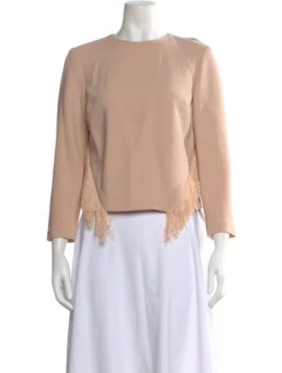Pre-owned Simkhai Wool Crew Neck Top In Pink