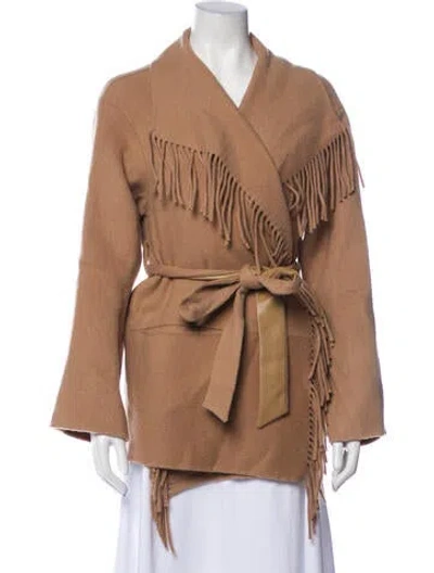 Pre-owned Simkhai Wool Jacket In Brown