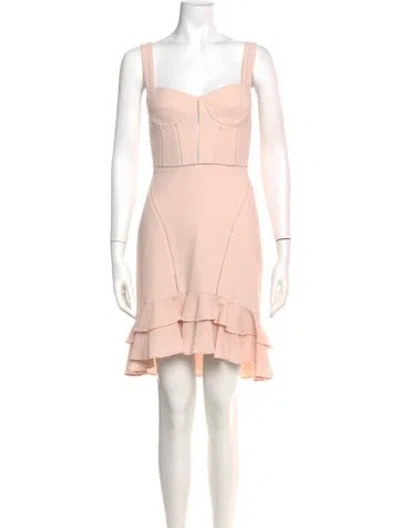 Pre-owned Simkhai Wool Knee-length Dress In Pink