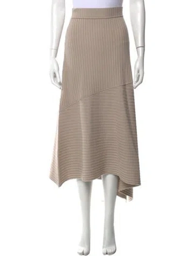 Pre-owned Simkhai Wool Midi Length Skirt In Neutral