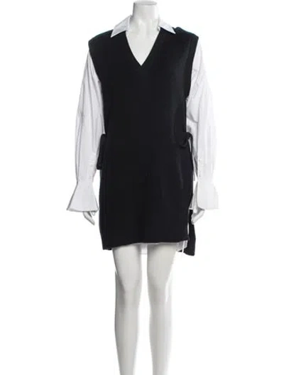 Pre-owned Simkhai Wool Mini Dress In Multi