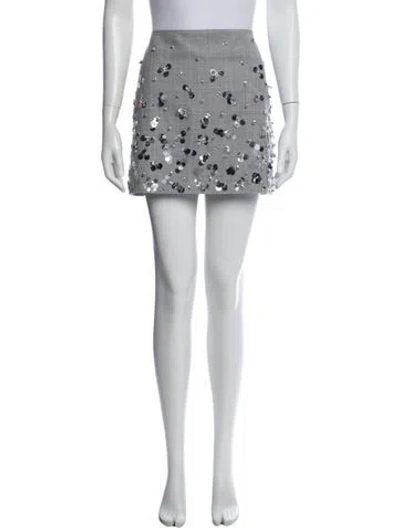 Pre-owned Simkhai Wool Mini Skirt In Multi