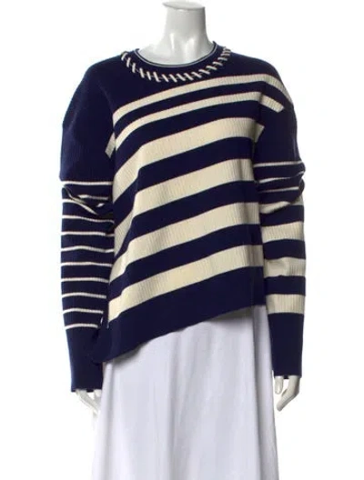 Pre-owned Simkhai Wool Printed Sweater In Blue