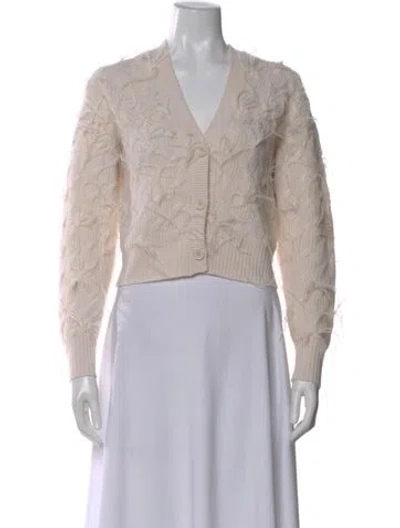 Pre-owned Simkhai Wool Printed Sweater In Neutral