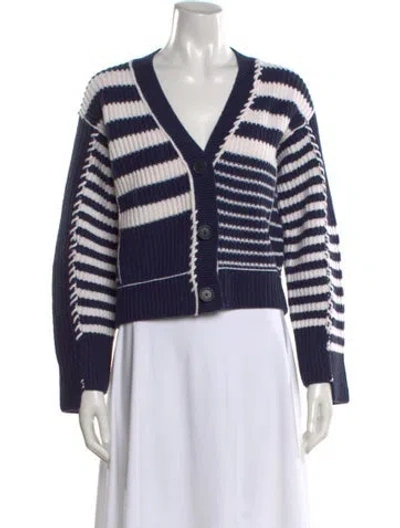 Pre-owned Simkhai Wool Striped Sweater In Blue