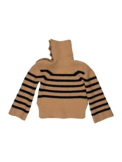 Pre-owned Simkhai Wool Striped Sweater In Brown