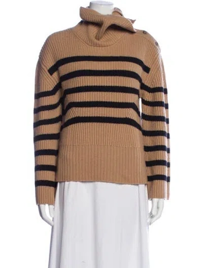 Pre-owned Simkhai Wool Striped Sweater In Neutral