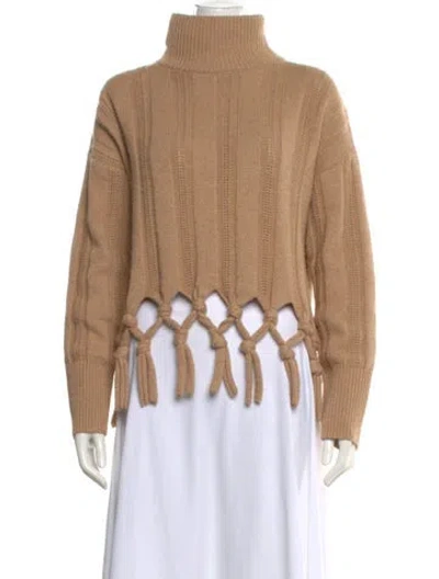 Pre-owned Simkhai Wool Striped Sweater In Neutral